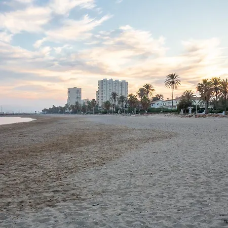 Appartamento En Complejo Residencial Con Piscina Y Garaje A 100m Del Mar *